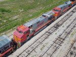 BNSF 721, the unit with BNSF 4982's front door